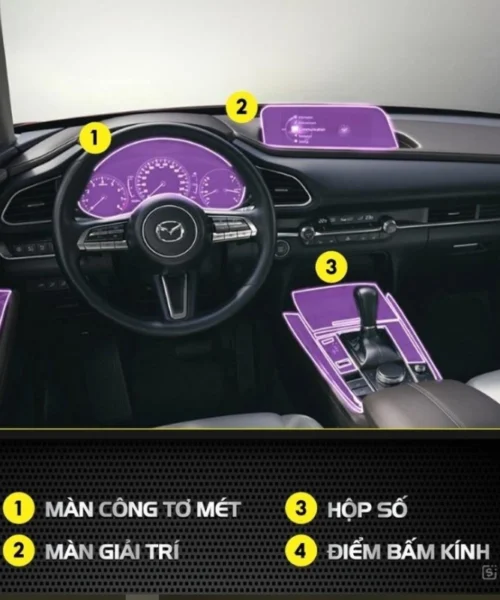 Dán Ppf Nội Thất Mazda Cx30 Giữ Xe Bền Đẹp Như Mới 5