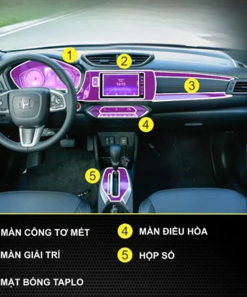 Tư Vấn Dán Ppf Nội Thất Honda Brv Chống Trầy Xước Tốt 6